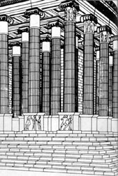 Храм Артемиды (одна из реконструкций)