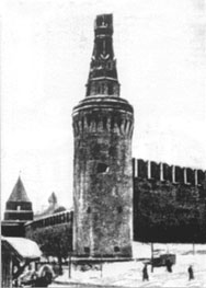 Обезглавленная снарядами Беклемишевская башня
