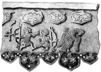 Серебряная накладка на ритоне