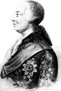 Георг III вступил на престол (около 1760 г.)