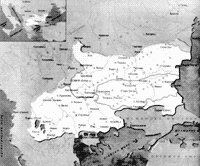 Границы Болгарии по Сан-Стефанскому мирному договору 1878 г.