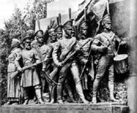 Фрагмент памятника М.И.Кутузову