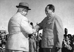 Н. Хрущев и Мао Цзэдун