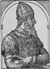 Иван III. Гравюра из «Космографии» А. Теве. 1584 г.