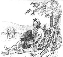 А.В. Кокорин. В бригаде «Буревестник». 1944 г.