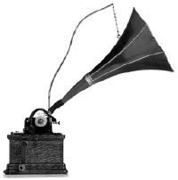 Модель граммофона Эдисона, созданная в 1905 г.