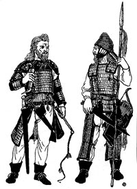 Скифские воины. Реконструкция