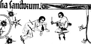 Фокусник. «Псалтирь Лутрелла»
