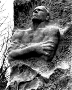 В. Цигаль. Памятник Герою Советского Союза генерал-лейтенанту Карбышеву в Маутхаузене. 1962 г.