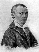 М.С.Лунин. Портрет работы Н.А.Бестужева. 1836 г.