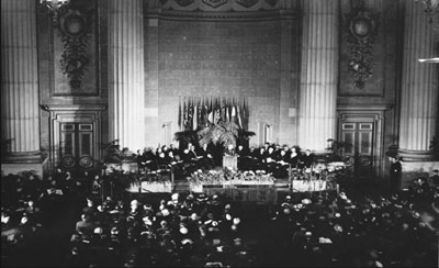 Подписание договора НАТО. 4 апреля 1949 г. Вашингтон, США