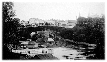 Панорама Рославля. XIX в.