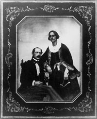 А.Д. и Е.Г.Чертковы. Дагерротип. 1850-е гг.