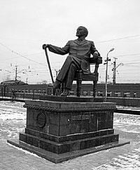Памятник С.И.Мамонтову в Сергиевом Посаде