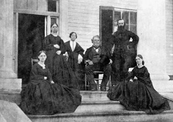 Семья плантатора Дж.М.Боттса из Вирджинии. Фото 1863 г.