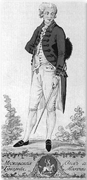 Мундир чиновника Московской губернии. 1784&nbsp;г.