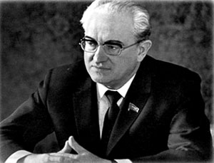 Ю.В.Андропов, генеральный секретарь ЦК КПСС с ноября 1982 до начала 1984&nbsp;г.