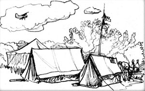 Лагерь у Красного городка. 2005&nbsp;г.