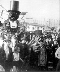 Карнавальные фигуры. Москва. 1931 г.