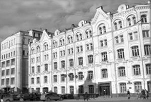 Здание Банкирского дома Рябушинских на Биржевой площади в Москве