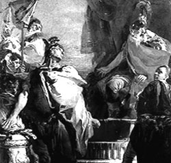 Муций Сцевола в лагере Порсенны. Джованни Батиста Тьеполо
