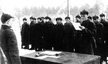 Воинская присяга. Середина 1930-х&nbsp;гг.