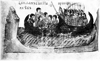 Убийство Глеба. Сильвестровский список. XIV&nbsp;в.