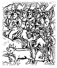Половцы. Средневековая гравюра. Фрагмент